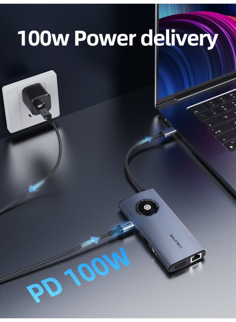CABLETIME 10-IN-1 4K60Hz USB C HUB SCREEN SERIES - Image 2